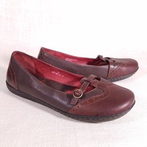 ❌SOLD❌Born Brown Leather Mary Jane Flats